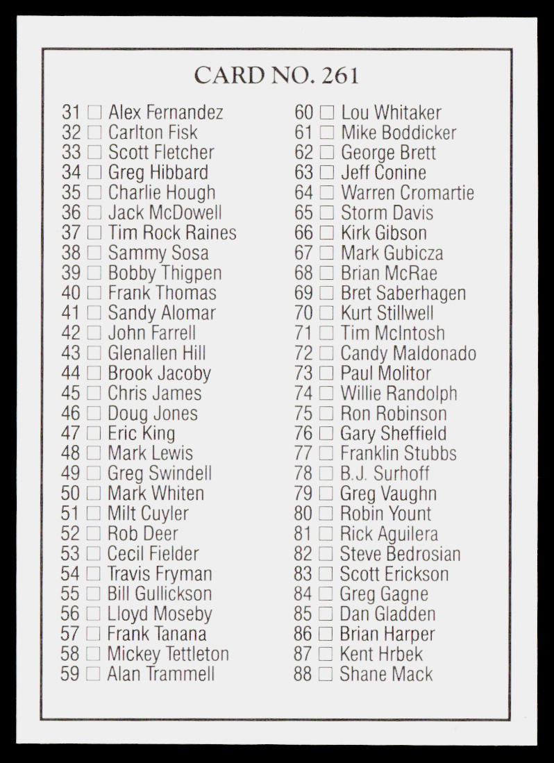 Sparky Anderson 1991 Studio #261 Detroit Tigers