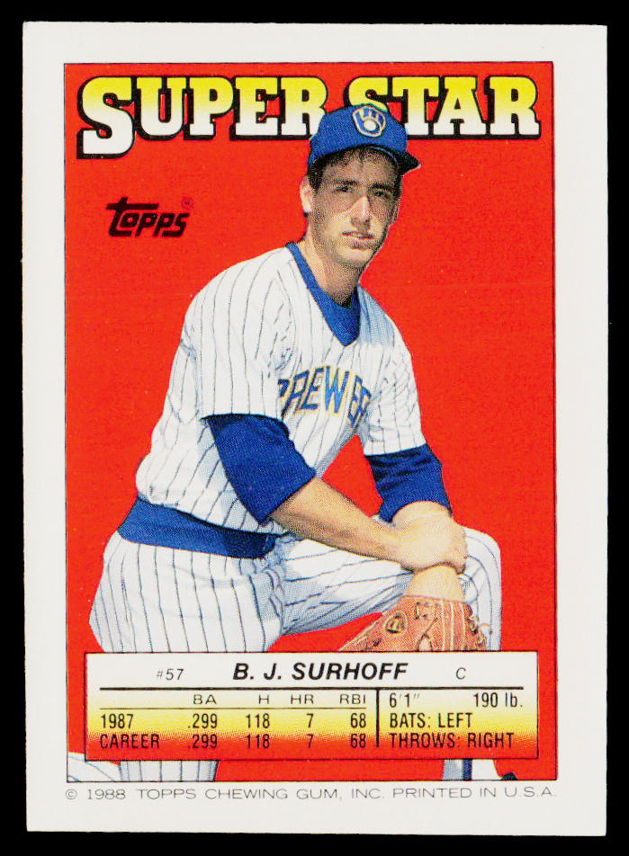 B.J. Surhoff 1988 Topps Stickers #113 / 270d