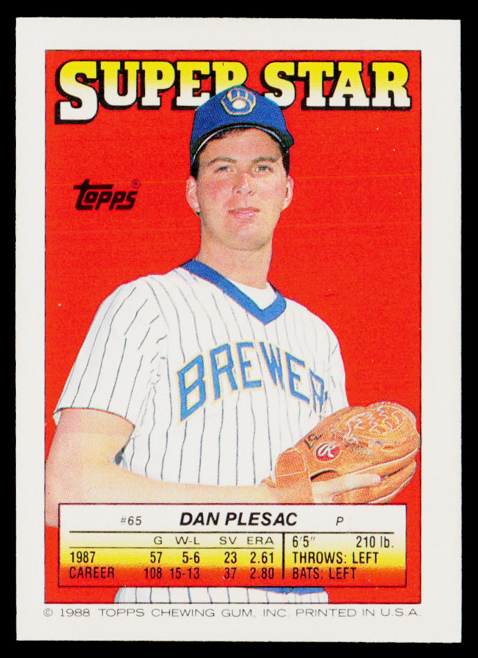 Jack Morris 1988 Topps Stickers #268d Detroit Tigers