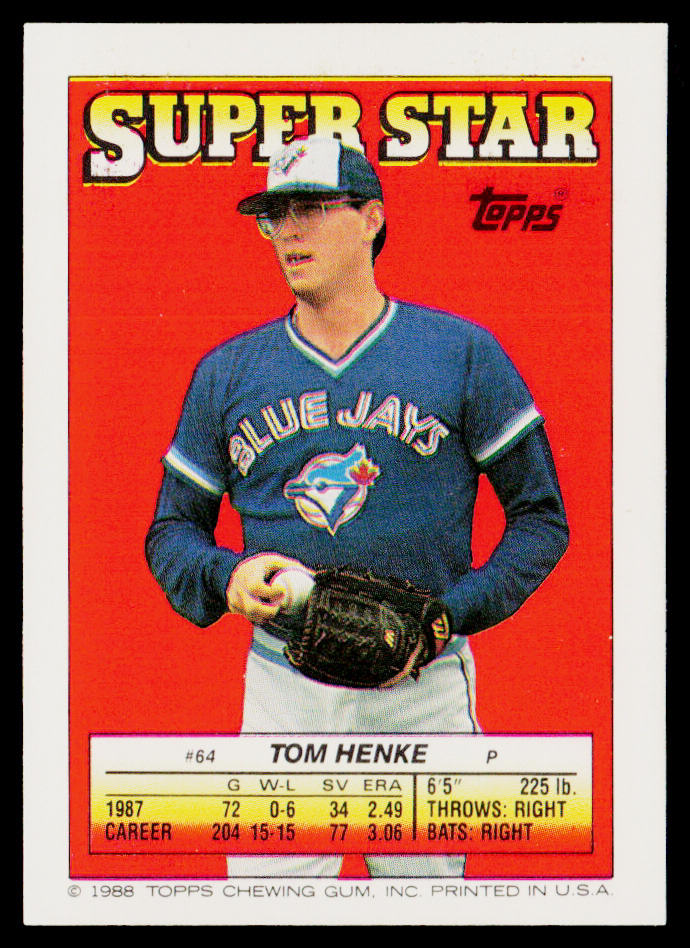 1987 NLCS 1988 Topps Stickers #16e San Francisco Giants