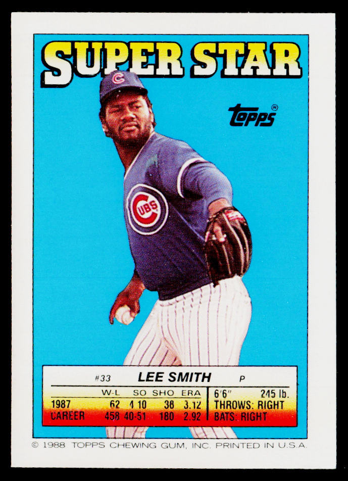 Ozzie Smith 1988 Topps Stickers #153c St. Louis Cardinals