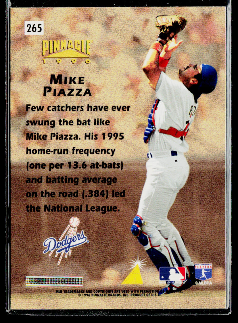 Mike Piazza 1996 Pinnacle Starburst #165 Los Angeles Dodgers