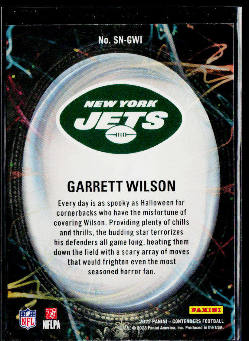 Garrett Wilson 2022 Panini Contenders Supernatural #SN-GWI New York Jets