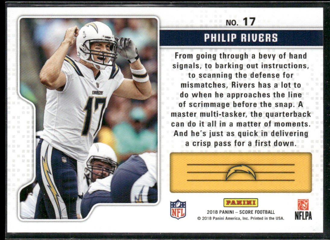 Philip Rivers 2018 Score Signal Callers #17 Los Angeles Chargers