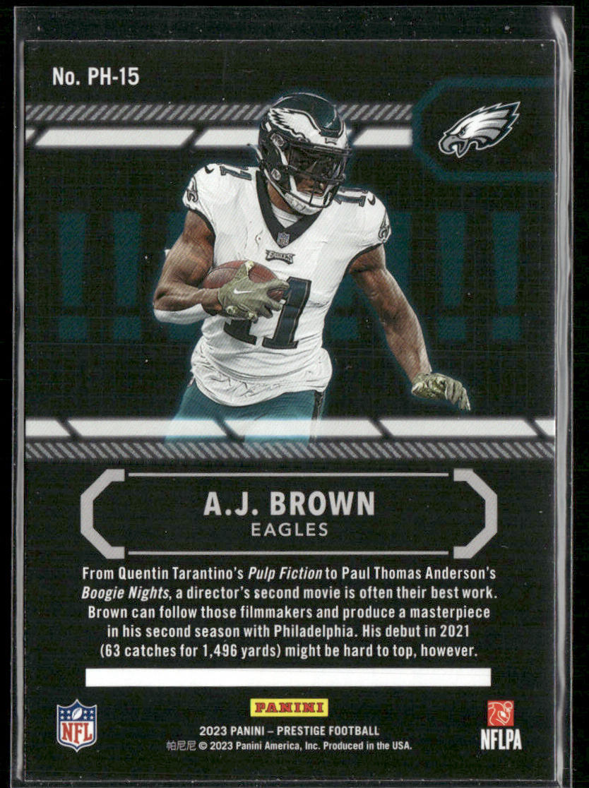 A.J. Brown 2023 Panini Prestige Power House #PH-15 Philadelphia Eagles