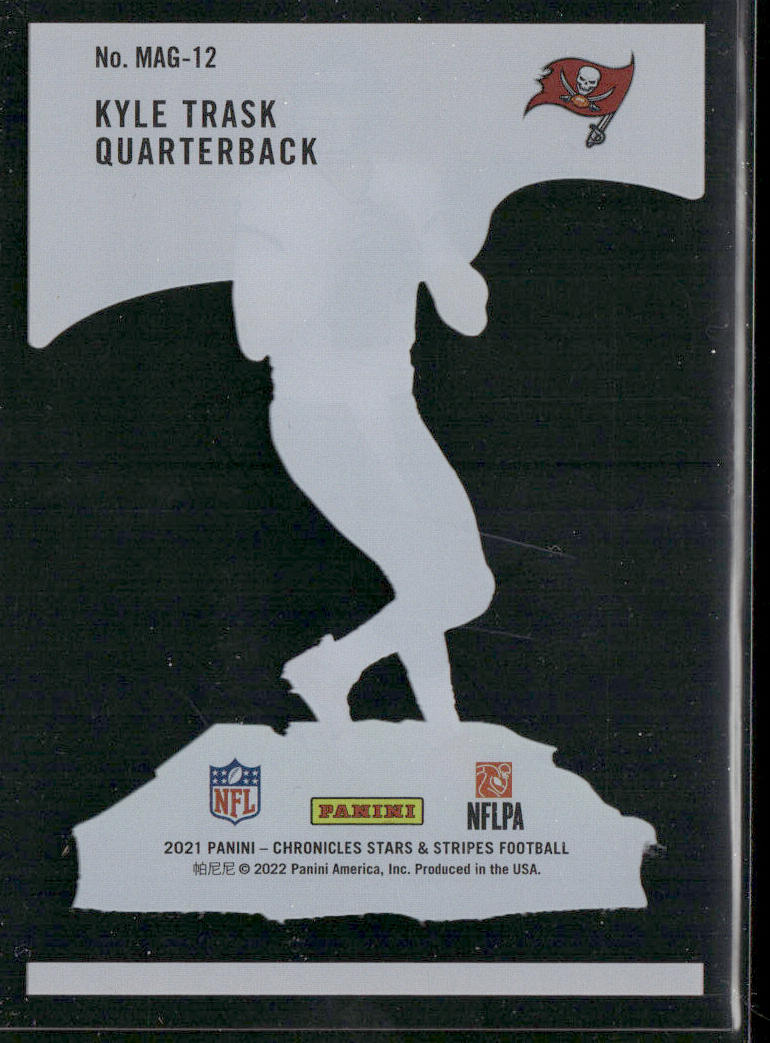 Kyle Trask 2021 Panini Chronicles Magnitude #MAG-12 Tampa Bay Buccaneers