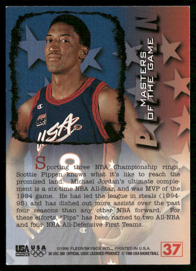 Scottie Pippen 1996 Fleer USA #37 USA