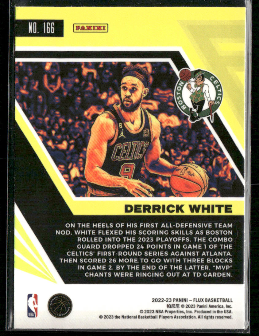 Derrick White 2022-23 Panini Flux #166 Boston Celtics
