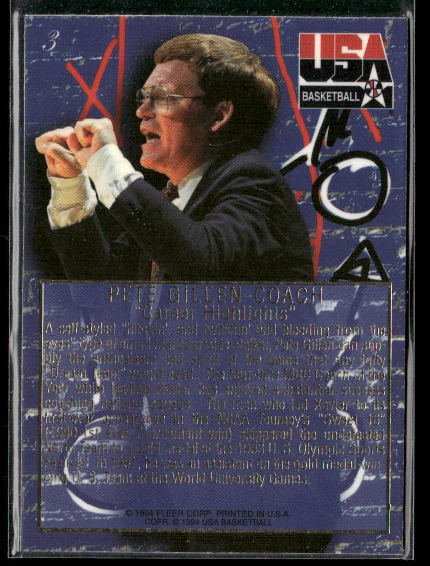 Pete Gillen 1994 Flair USA #3 USA