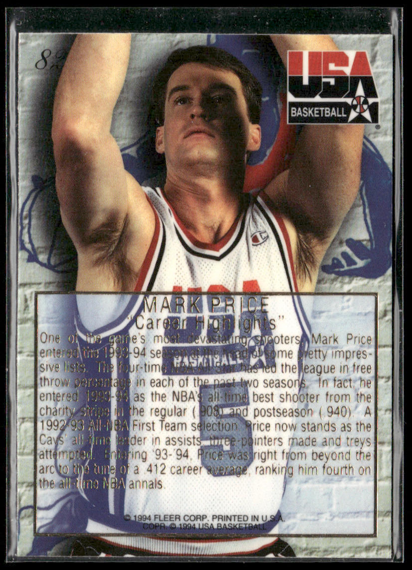 Mark Price 1994 Flair USA #82 USA