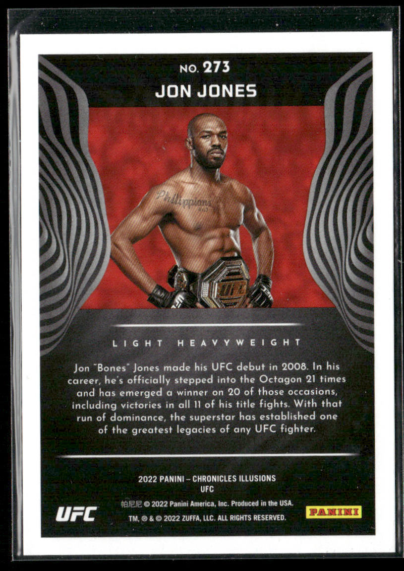 Jon Jones 2022 Panini Chronicles UFC #273