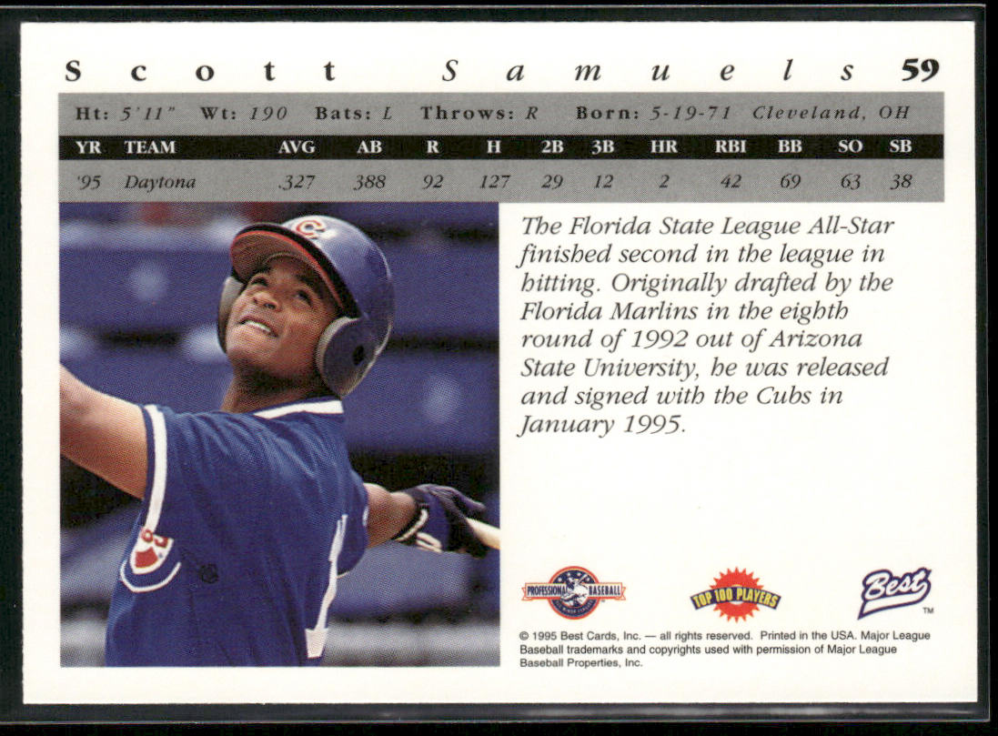 Scott Samuels 1995 Best #59
