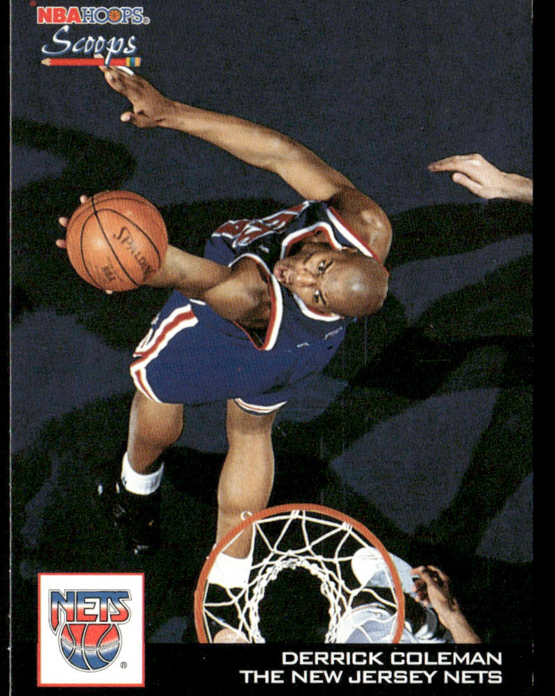 1993-94 Hoops #HS17 Derrick Coleman Scoops
