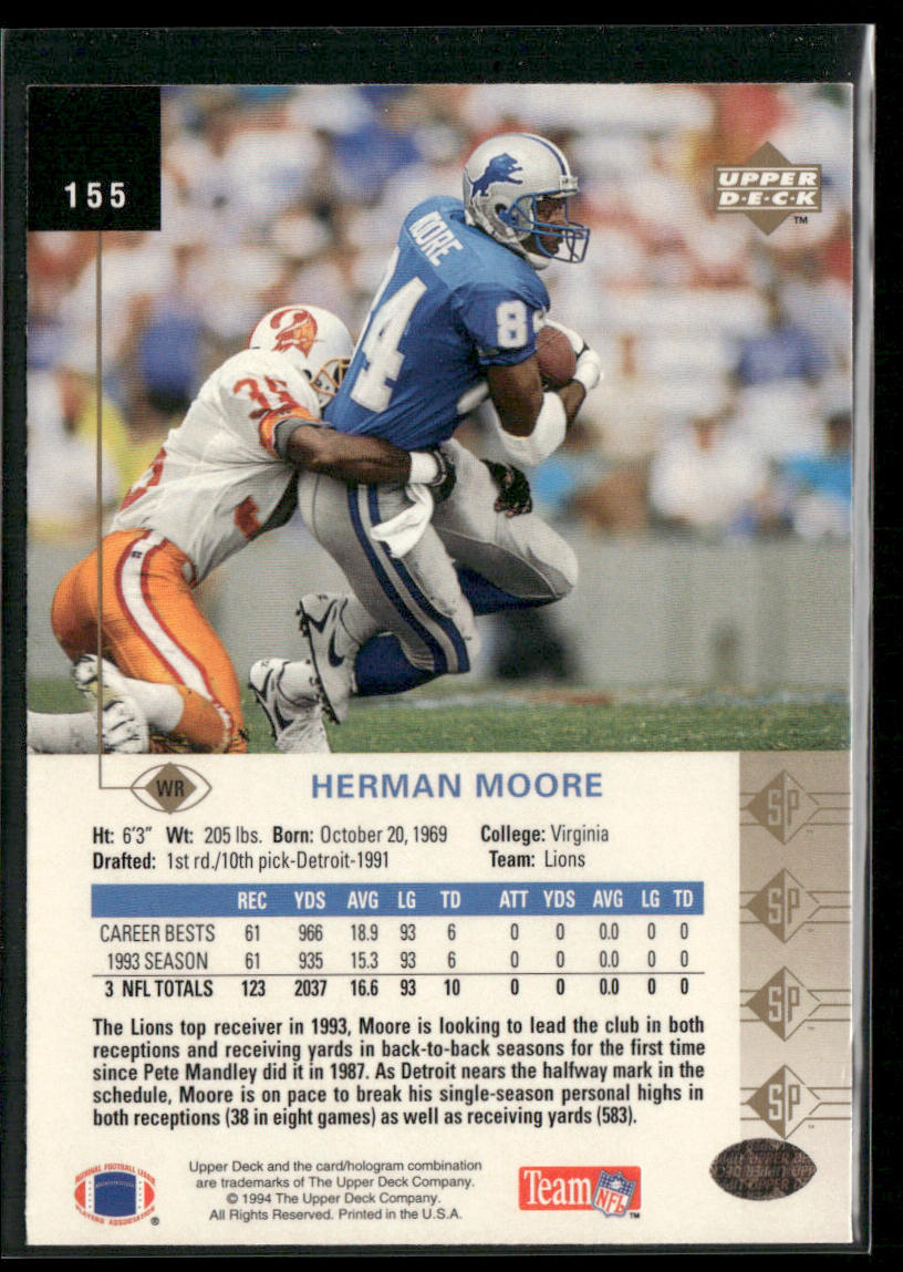 1994 SP #155 Herman Moore