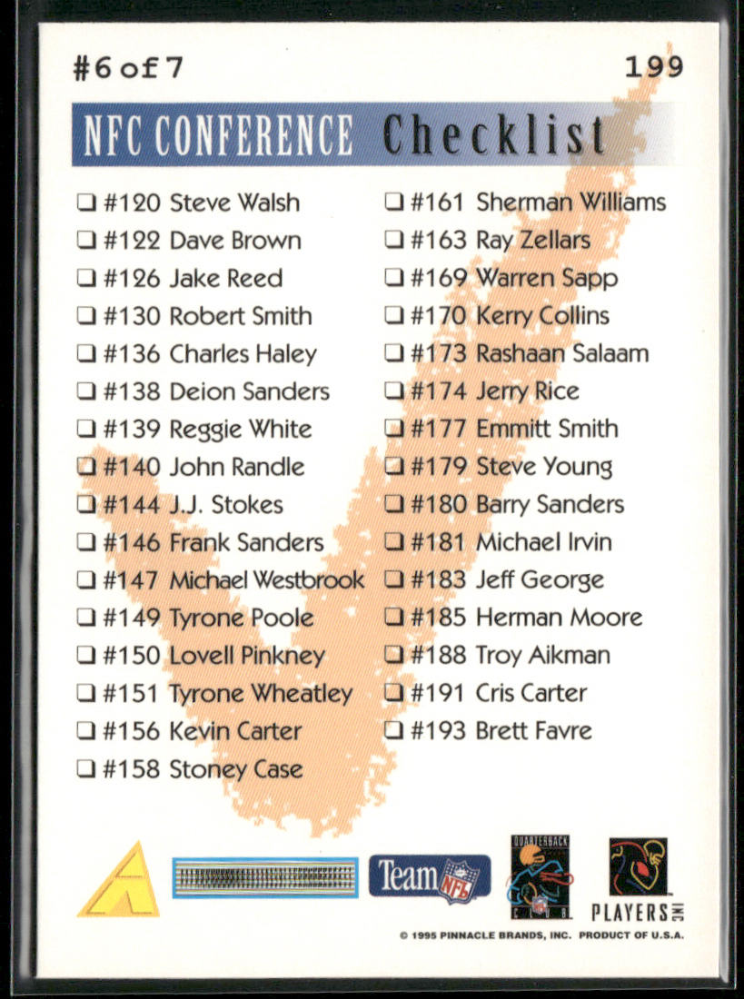 Steve Young 1995 Summit #199 San Francisco 49ers