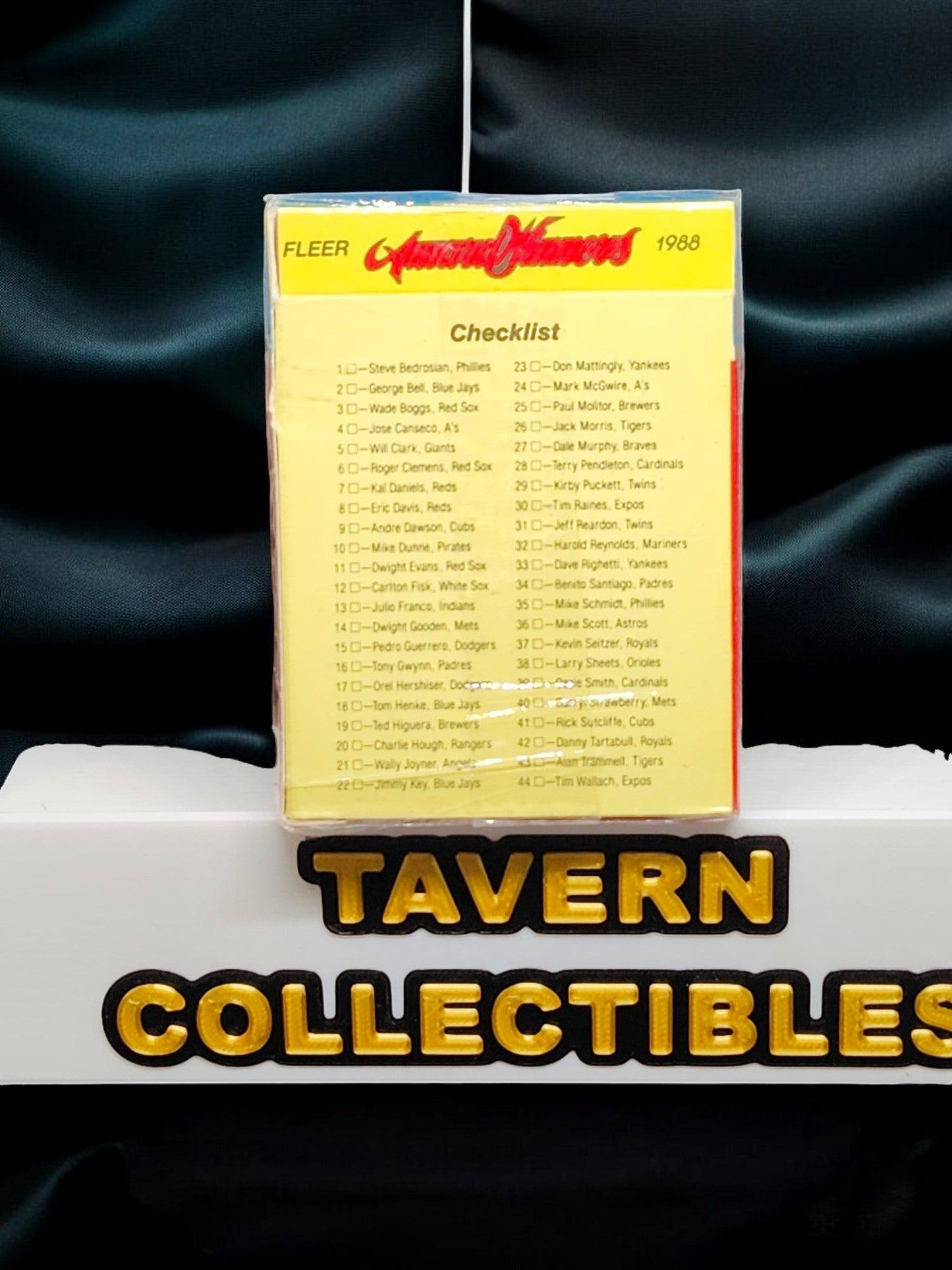 1988 Fleer Baseball Award Winners Complete Factory Sealed Set 1-44 - Tavern Collectibles