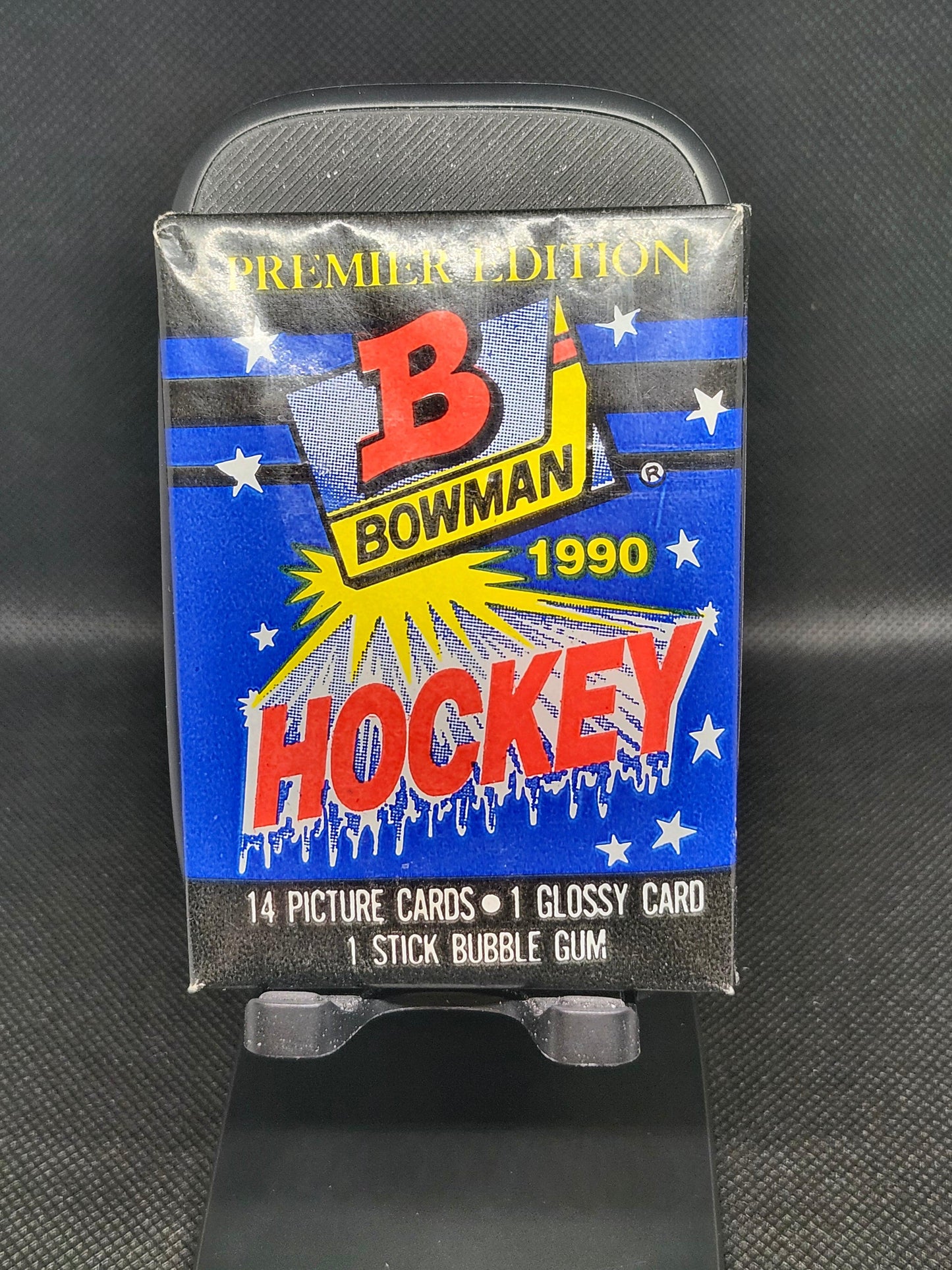 1990 Bowman Hockey Premier Edition Sealed Wax Pack | Possible Jeremy Roenick RC - Tavern Collectibles