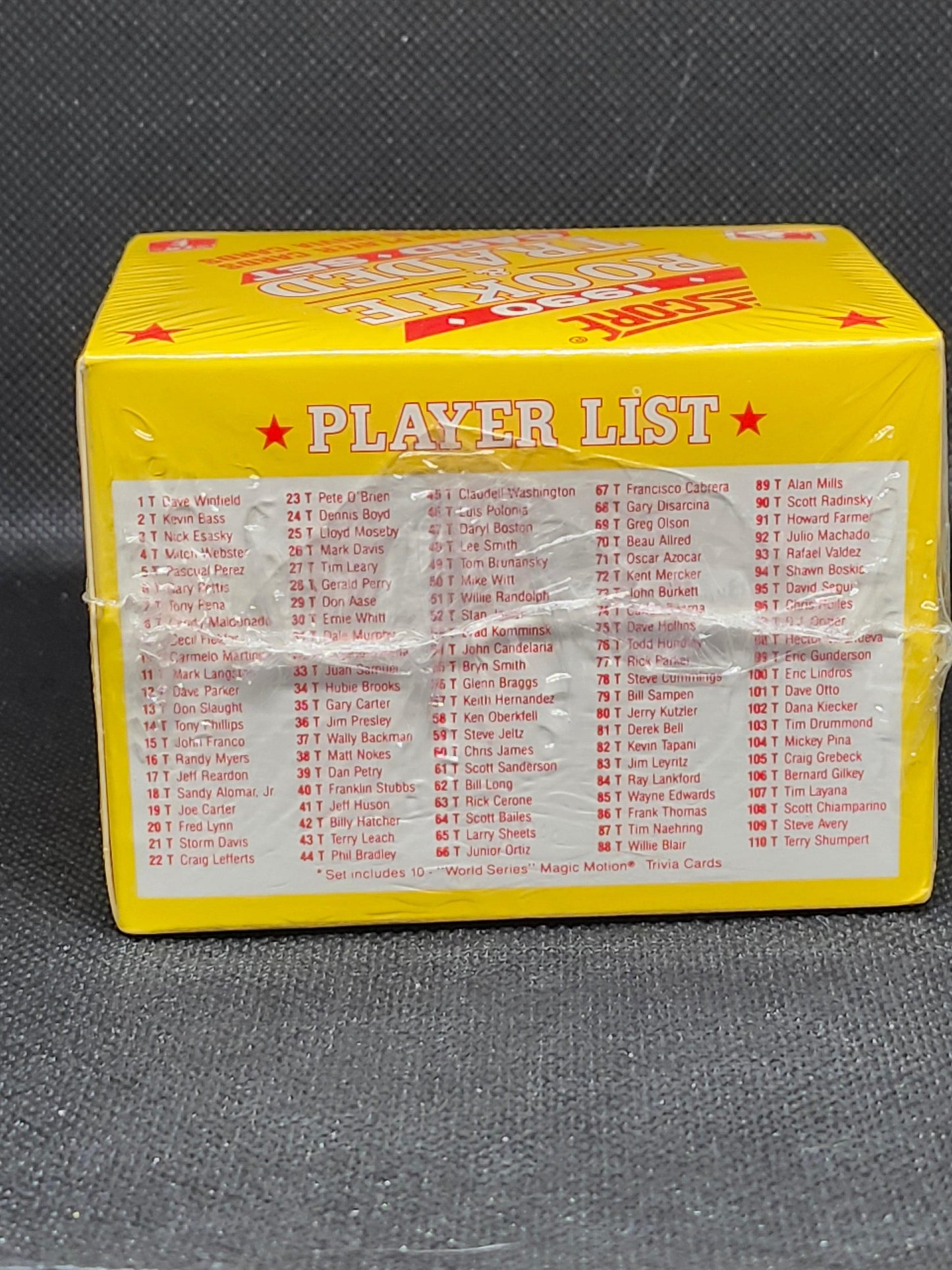 1990 Score Rookie and Traded Baseball 110 Card Set Factory Sealed - Tavern Collectibles
