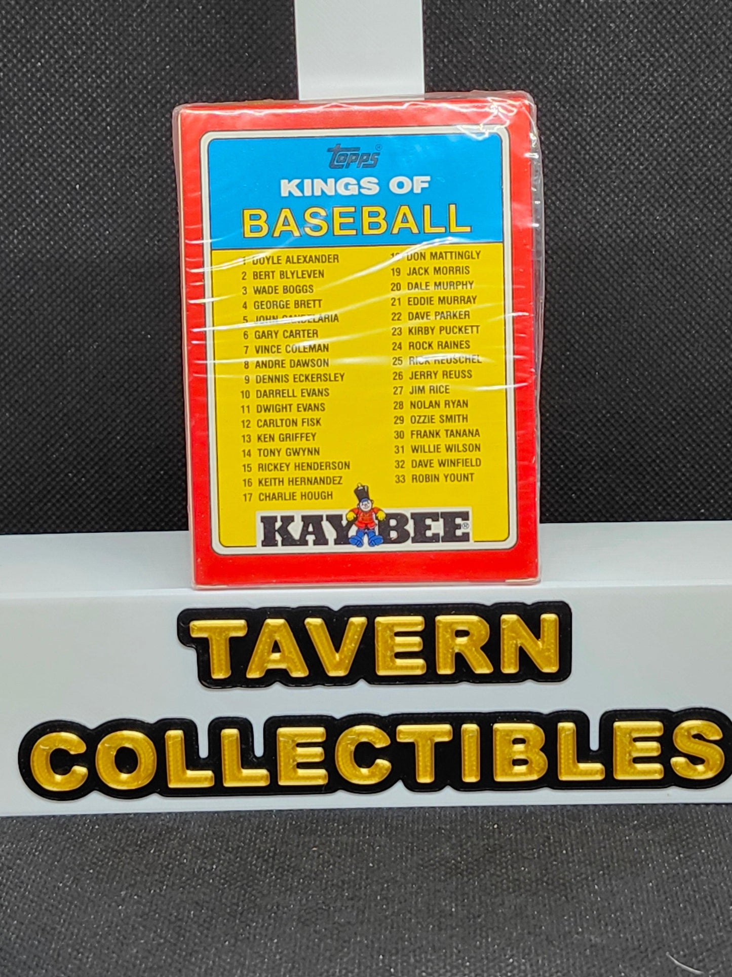 1990 Topps Kaybee Kings Of Baseball Card Complete Set - Tavern Collectibles