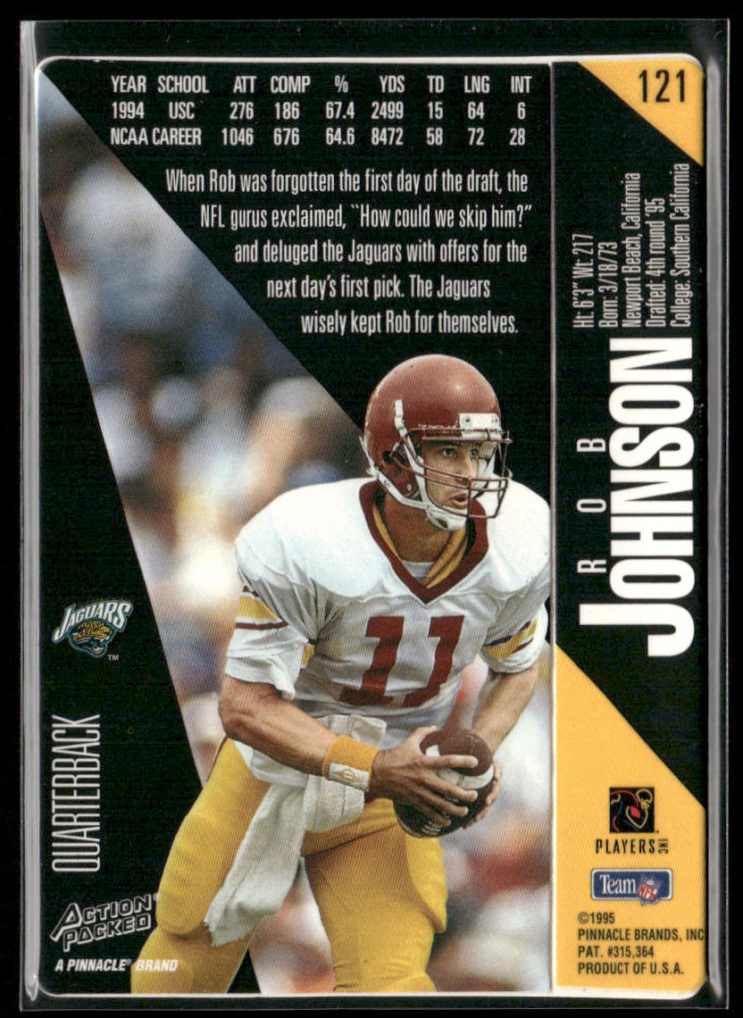 Rob Johnson 1995 Action Packed #121 RC Jacksonville Jaguars