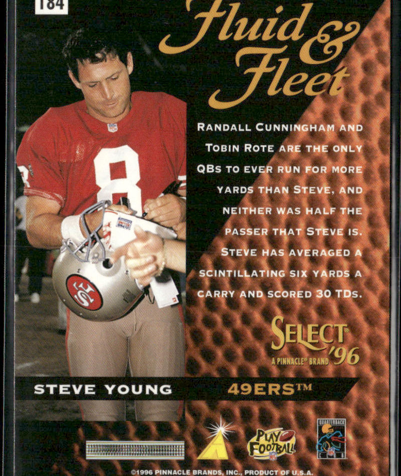 Steve Young 1996 Select #184 San Francisco 49ers