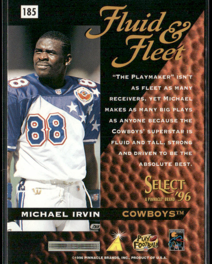 Michael Irvin 1996 Select #185 Dallas Cowboys