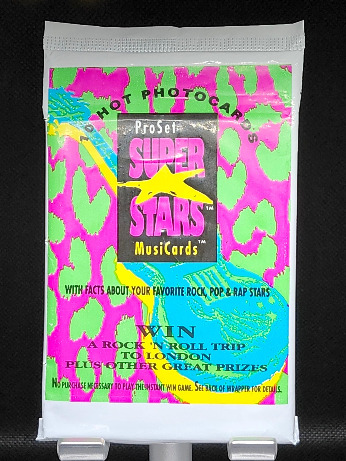 1991 Pro Set Super Stars MusiCards Sealed Pack - Tavern Collectibles