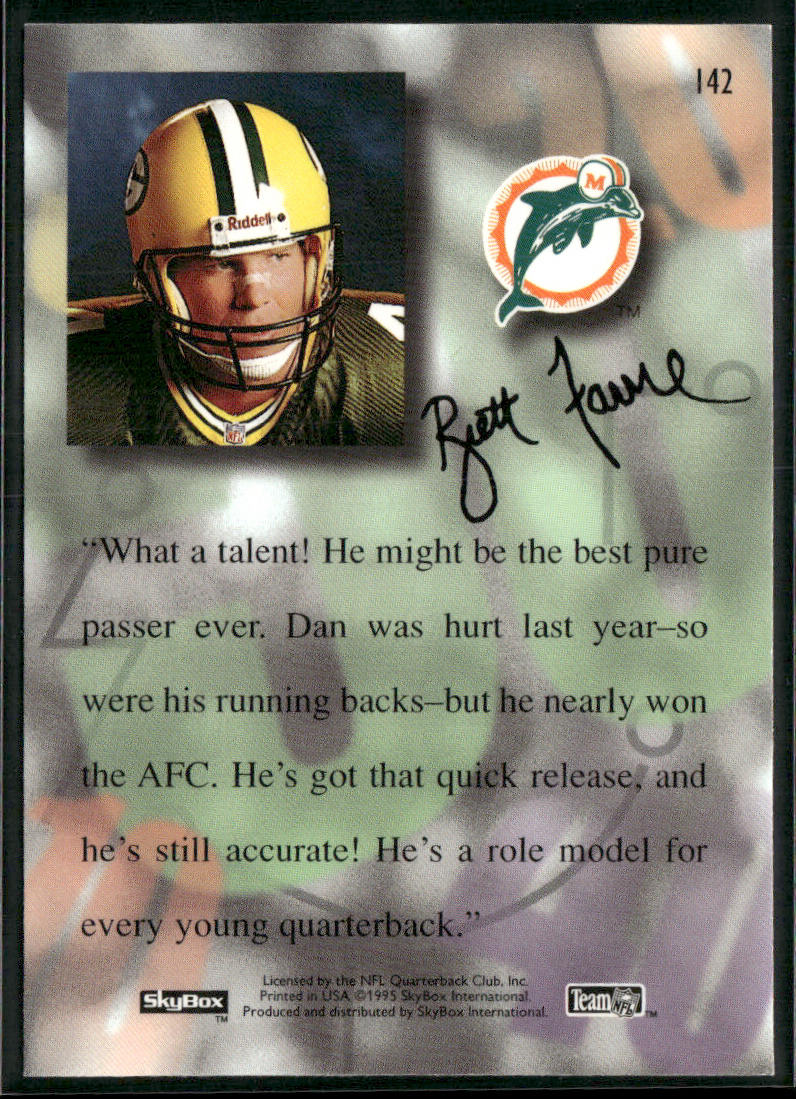 Dan Marino 1995 SkyBox Premium #142 Miami Dolphins