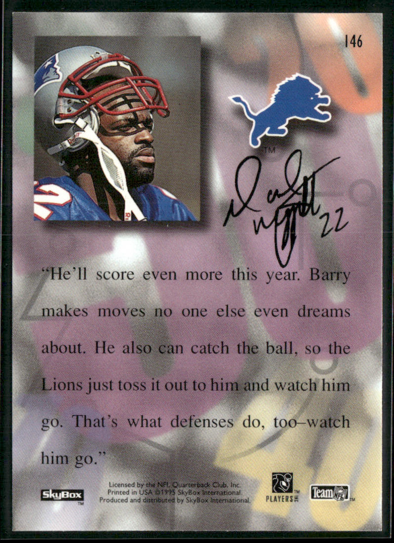 Barry Sanders 1995 SkyBox Premium #146 Detroit Lions