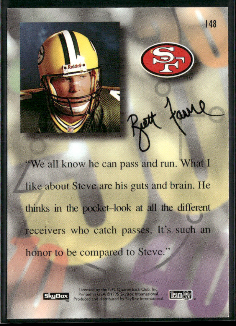 Steve Young 1995 SkyBox Premium #148 San Francisco 49ers