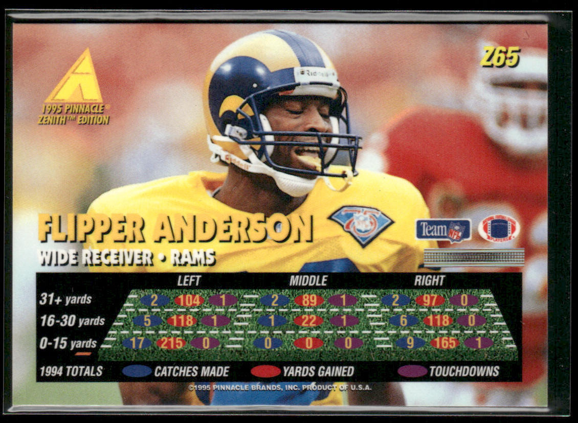 Flipper Anderson 1995 Zenith #Z65 St. Louis Rams
