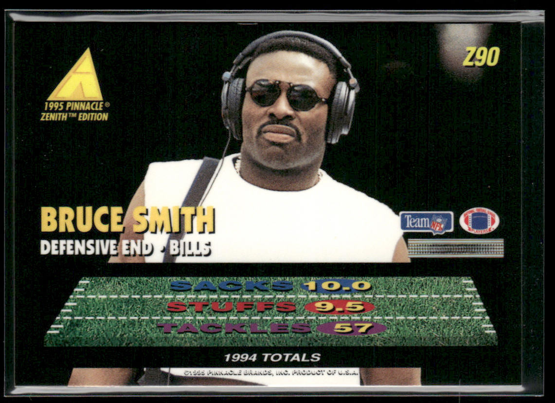 Bruce Smith 1995 Zenith #Z90 Buffalo Bills