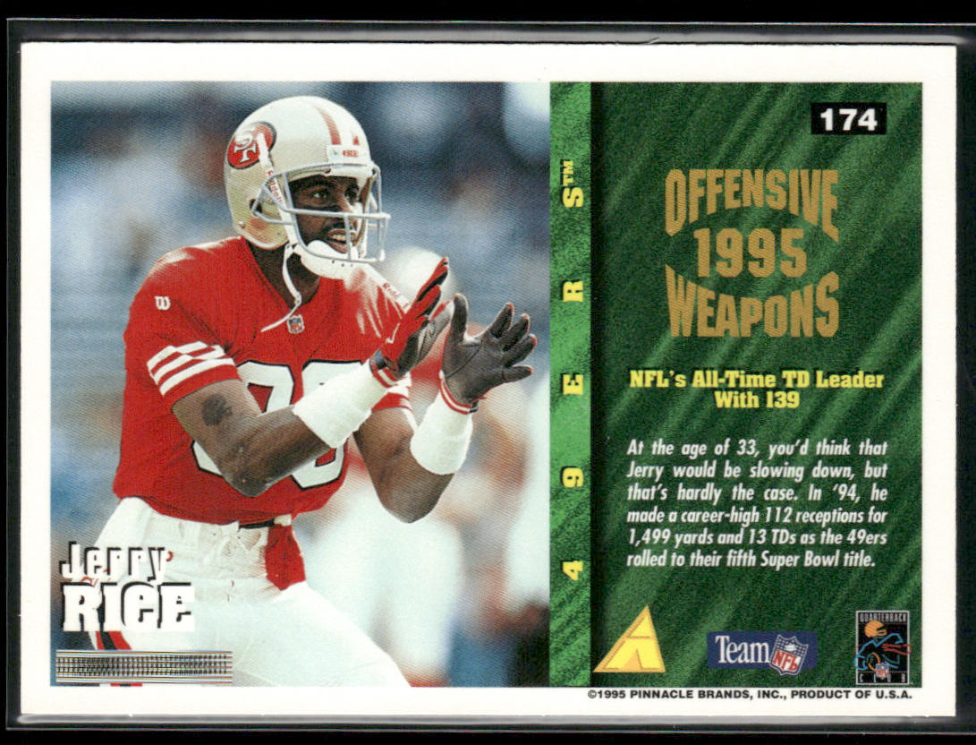 Jerry Rice 1995 Summit #174 San Francisco 49ers