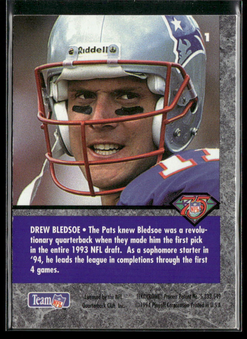 Drew Bledsoe 1994 Playoff Contenders #1 New England Patriots