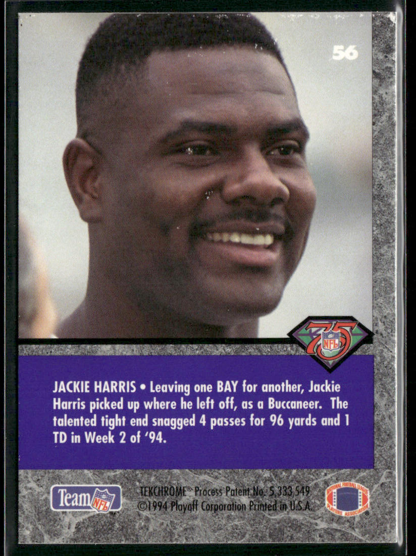 Jackie Harris 1994 Playoff Contenders #56 Tampa Bay Buccaneers