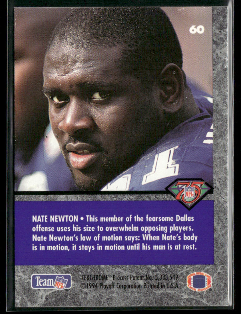 Nate Newton 1994 Playoff Contenders #60 Dallas Cowboys