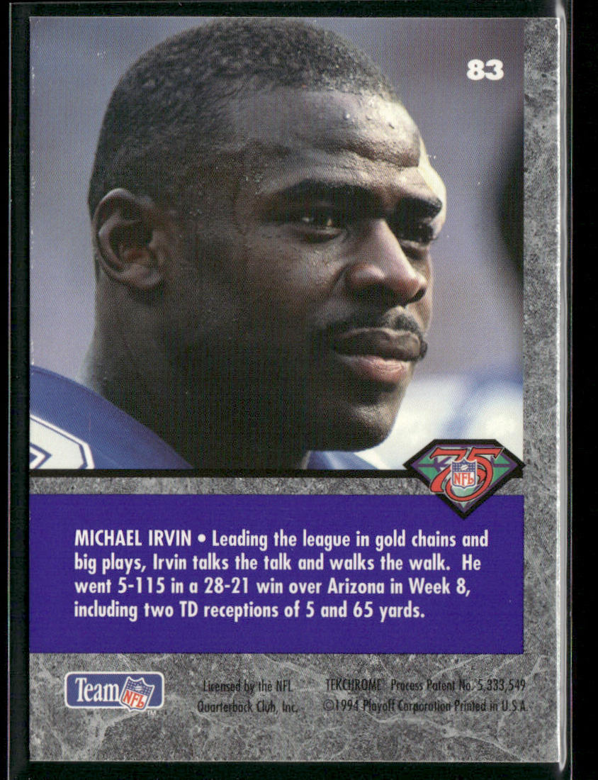 Michael Irvin 1994 Playoff Contenders #83 Dallas Cowboys