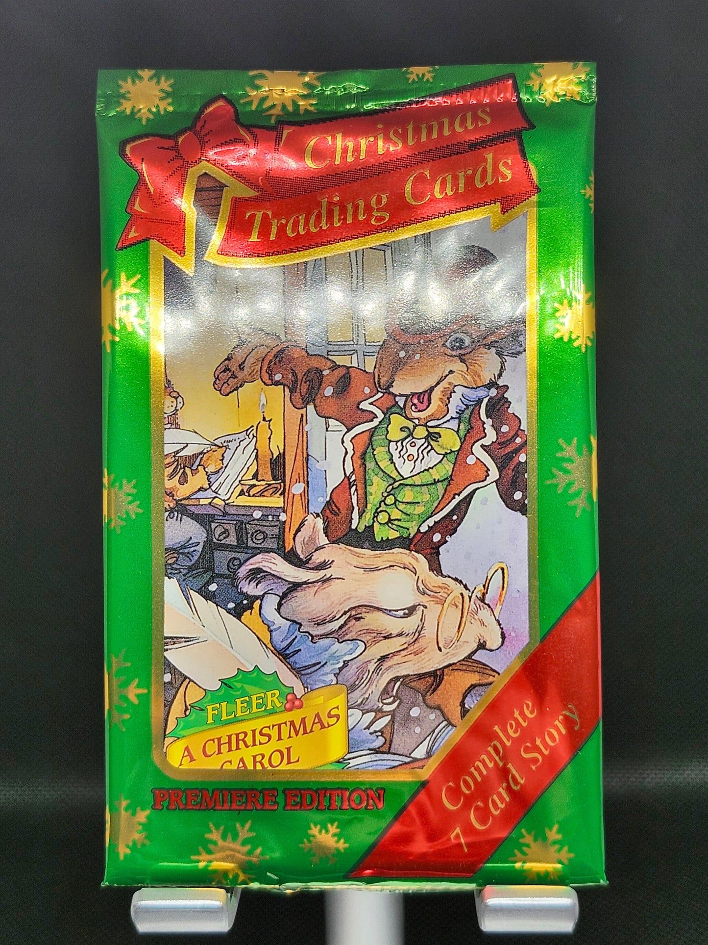 1995 Fleer Christmas Trading Cards Sealed Pack - Tavern Collectibles