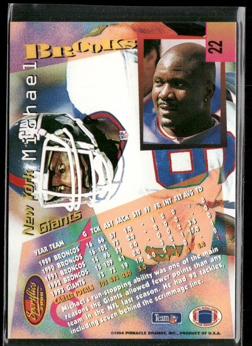 Quentin Coryatt 1994 Sportflics #21 Indianapolis Colts