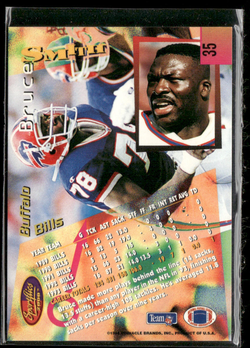 Bruce Smith 1994 Sportflics #35 Buffalo Bills