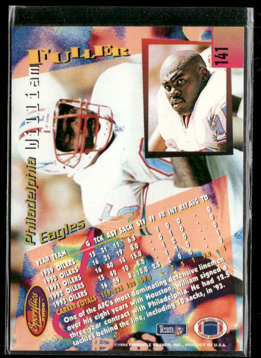 William Fuller 1994 Sportflics #141 Philadelphia Eagles
