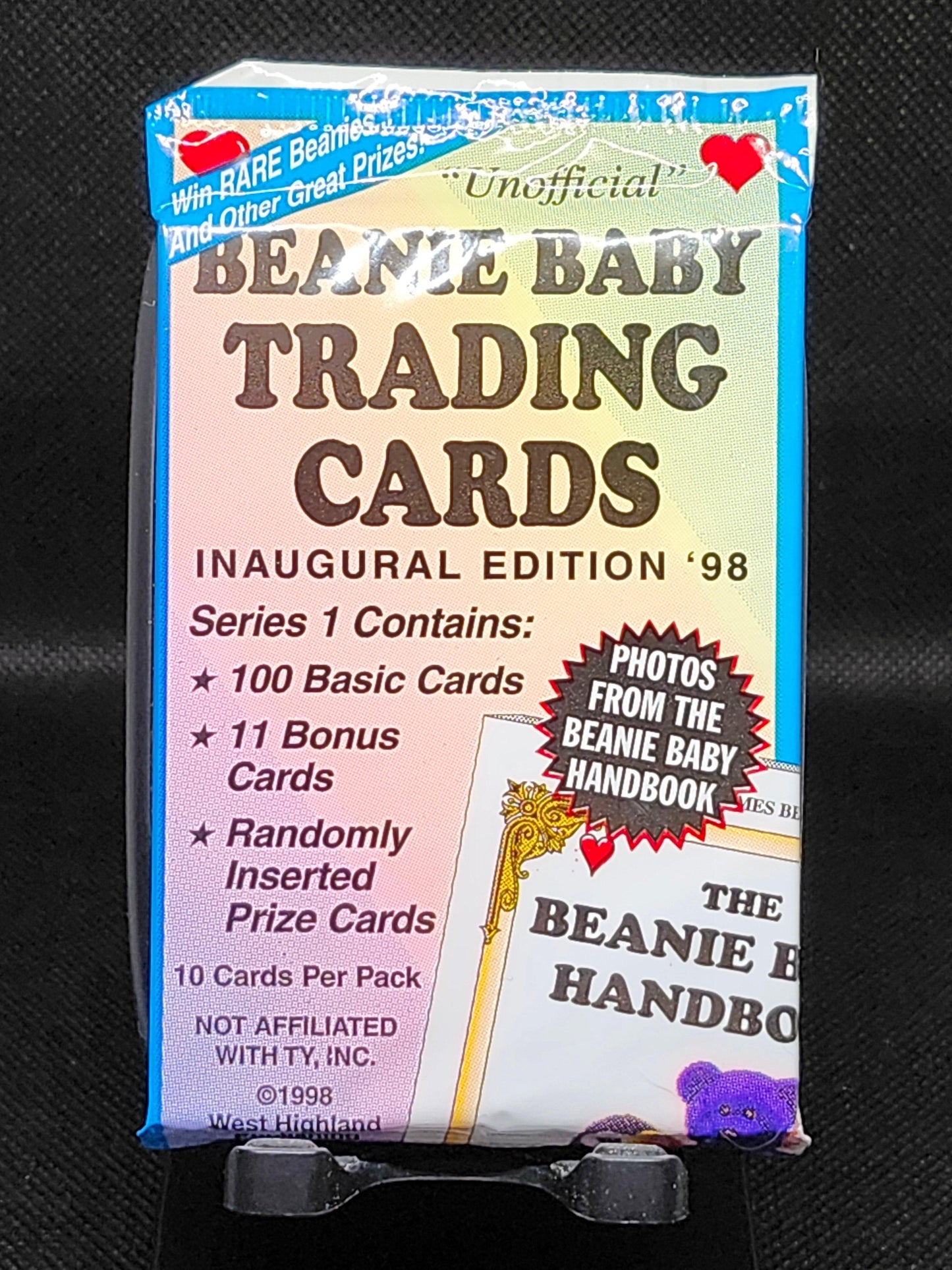1998 Unofficial Beanie Baby Trading Cards Inaugural Edition Factory Sealed Pack - Tavern Collectibles