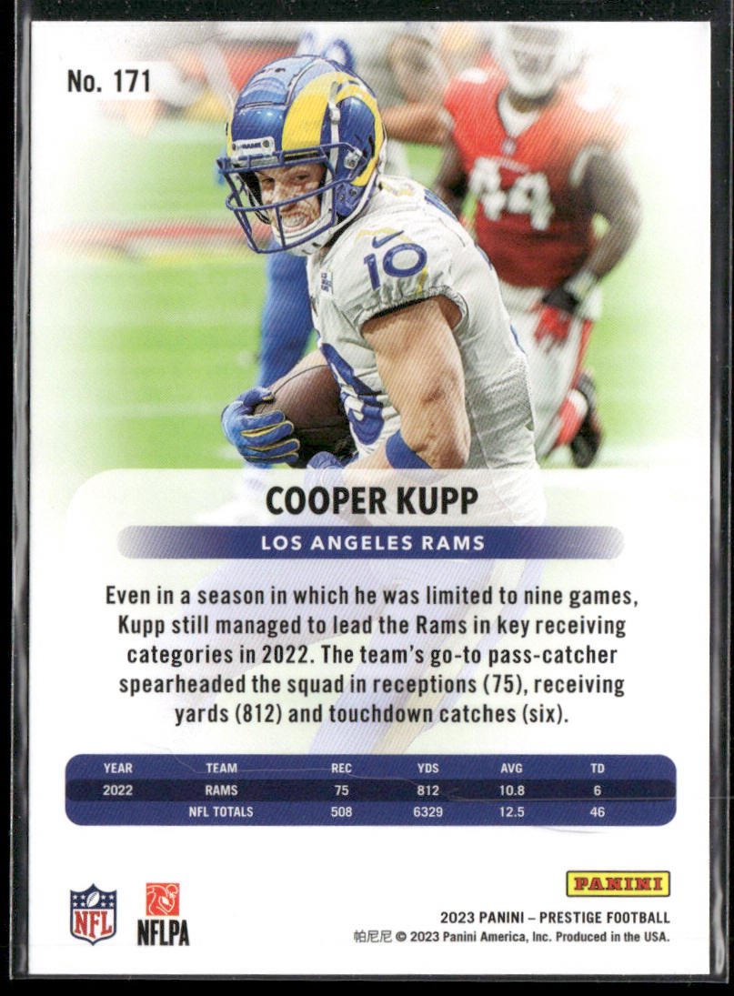 Cooper Kupp 2023 Panini Prestige #171 Los Angeles Rams