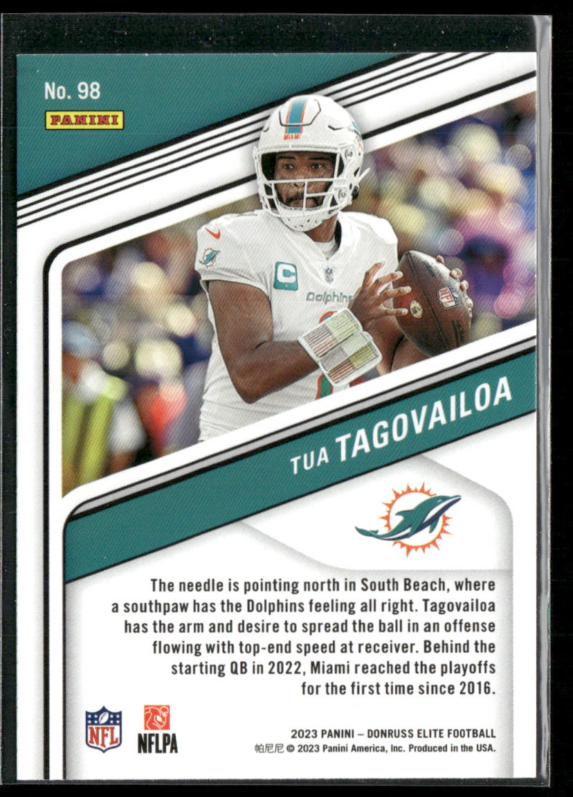 Tua Tagovailoa 2023 Donruss Elite #98 Miami Dolphins