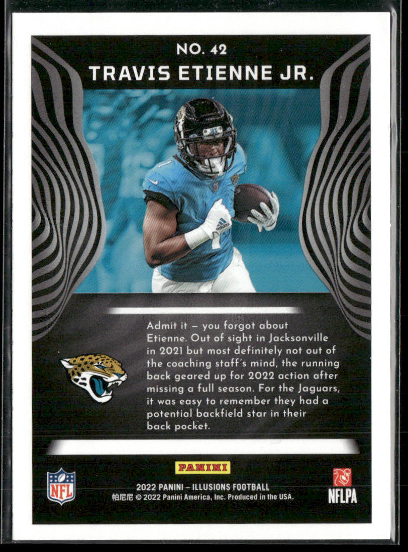 Travis Etienne Jr. 2022 Panini Illusions Retail #42 Jacksonville Jaguars