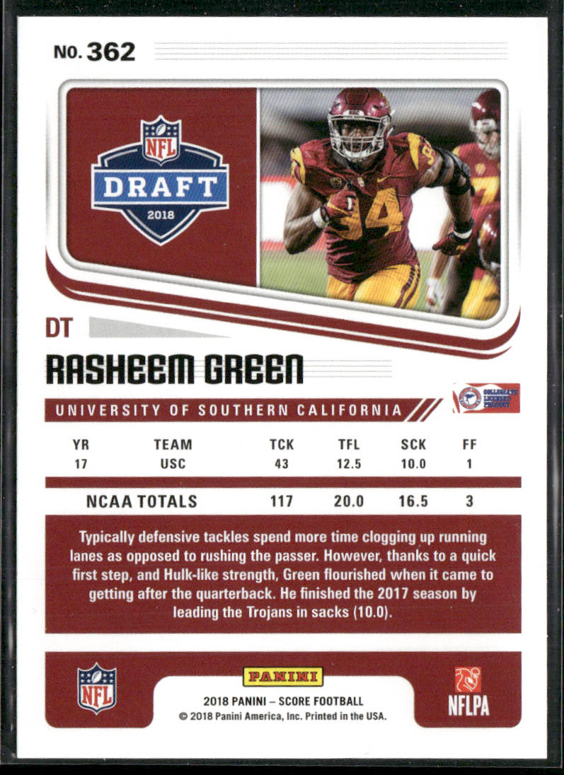 Rasheem Green 2018 Score #362 USC Trojans