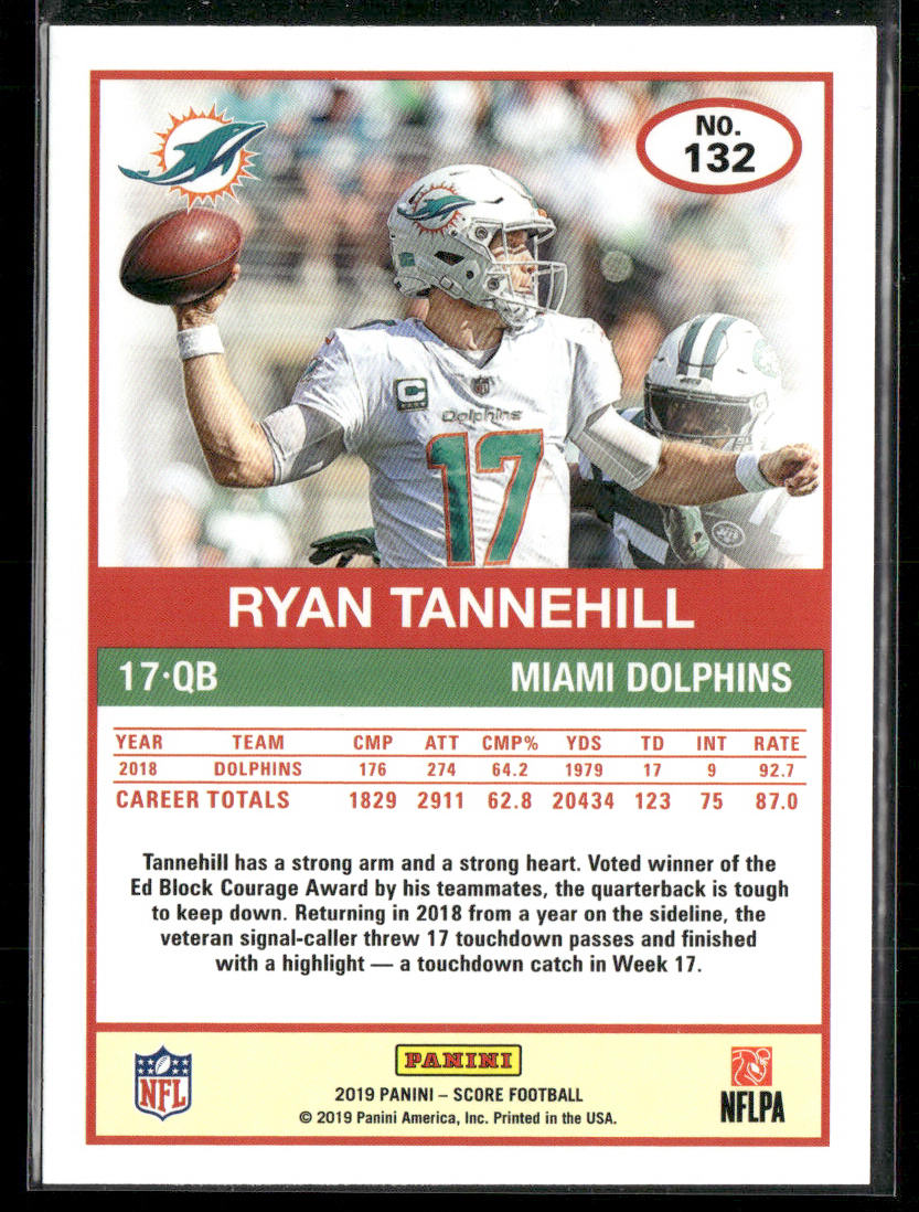 Ryan Tannehill 2019 Score #132 Miami Dolphins