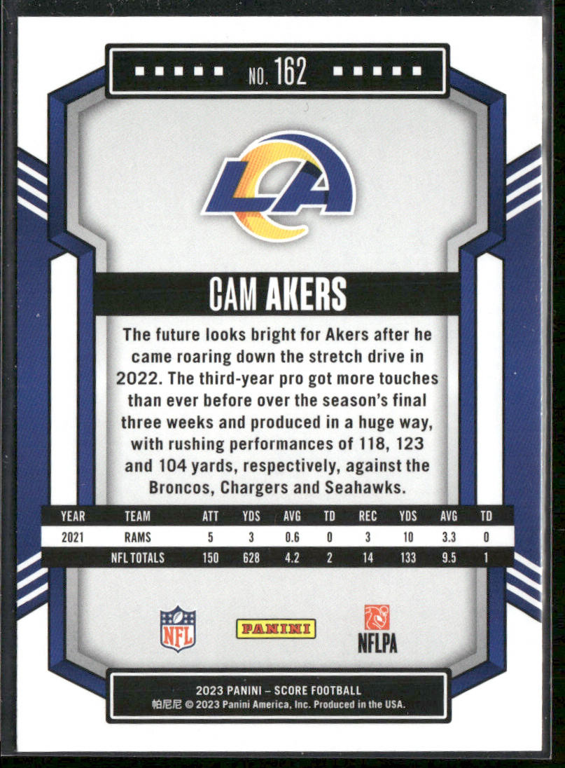 Cam Akers 2023 Score #162 Los Angeles Rams