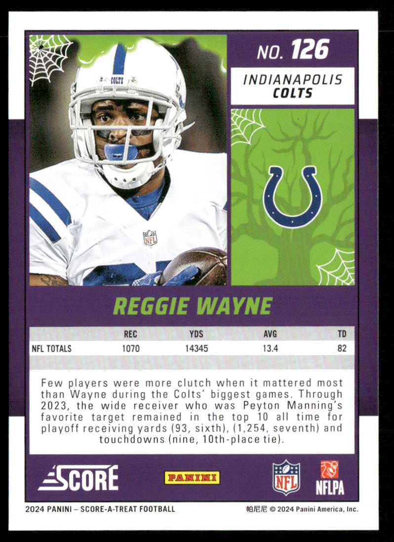 Reggie Wayne 2024 Score-A-Treat #126 Indianapolis Colts