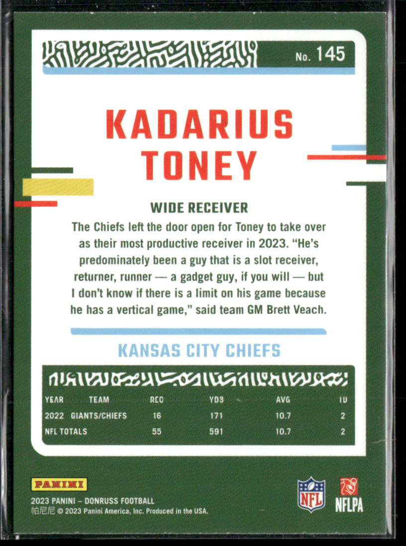 2023 Donruss #145 Kadarius Toney